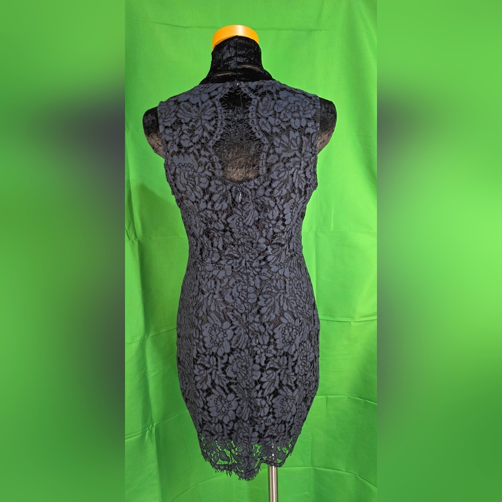 Elegant Black Lace Dress - Picture 2 of 4